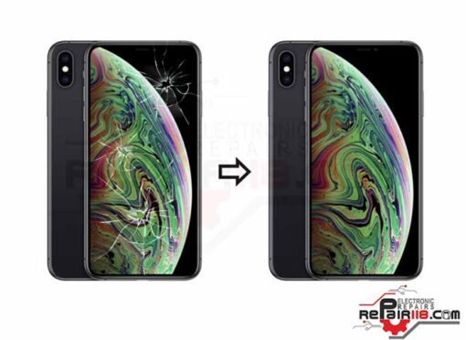 تعویض گلس ال سی دی گوشی آیفون ایکس اس مکس iPhone XS Max