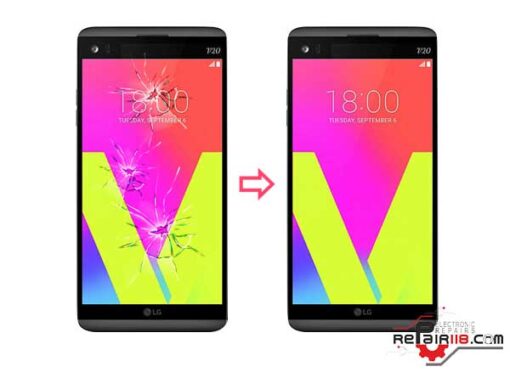 قیمت تعویض گلس ال سی دی گوشی ال جی LG V20