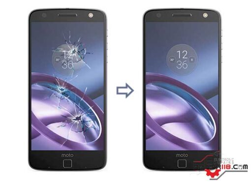 قیمت تعویض گلس ال سی دی گوشی موتورولا موتو Moto Z