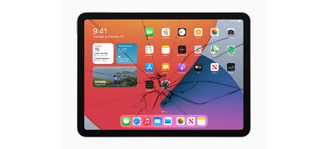 خرابی تاچ و ال سی دی تبلت iPad 10.2 (2020)