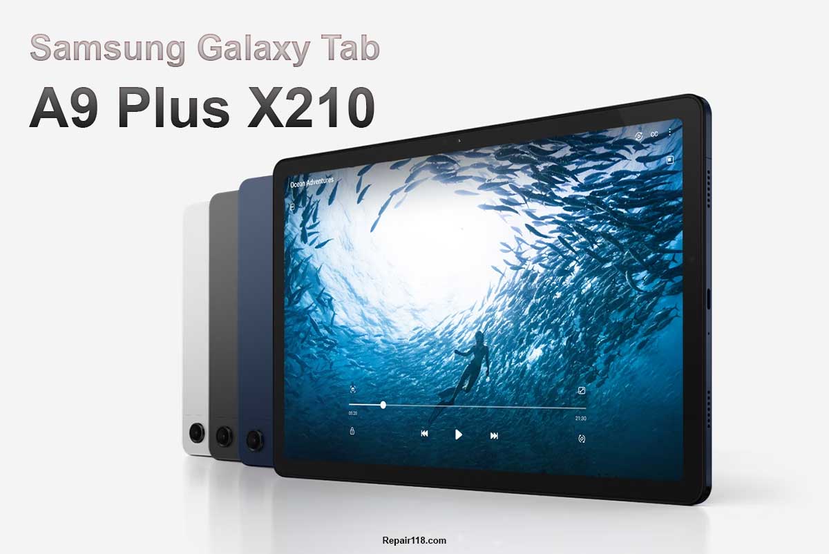 تعویض تاچ و ال سی دی تبلت سامسونگ Samsung Galaxy Tab A9 Plus X210