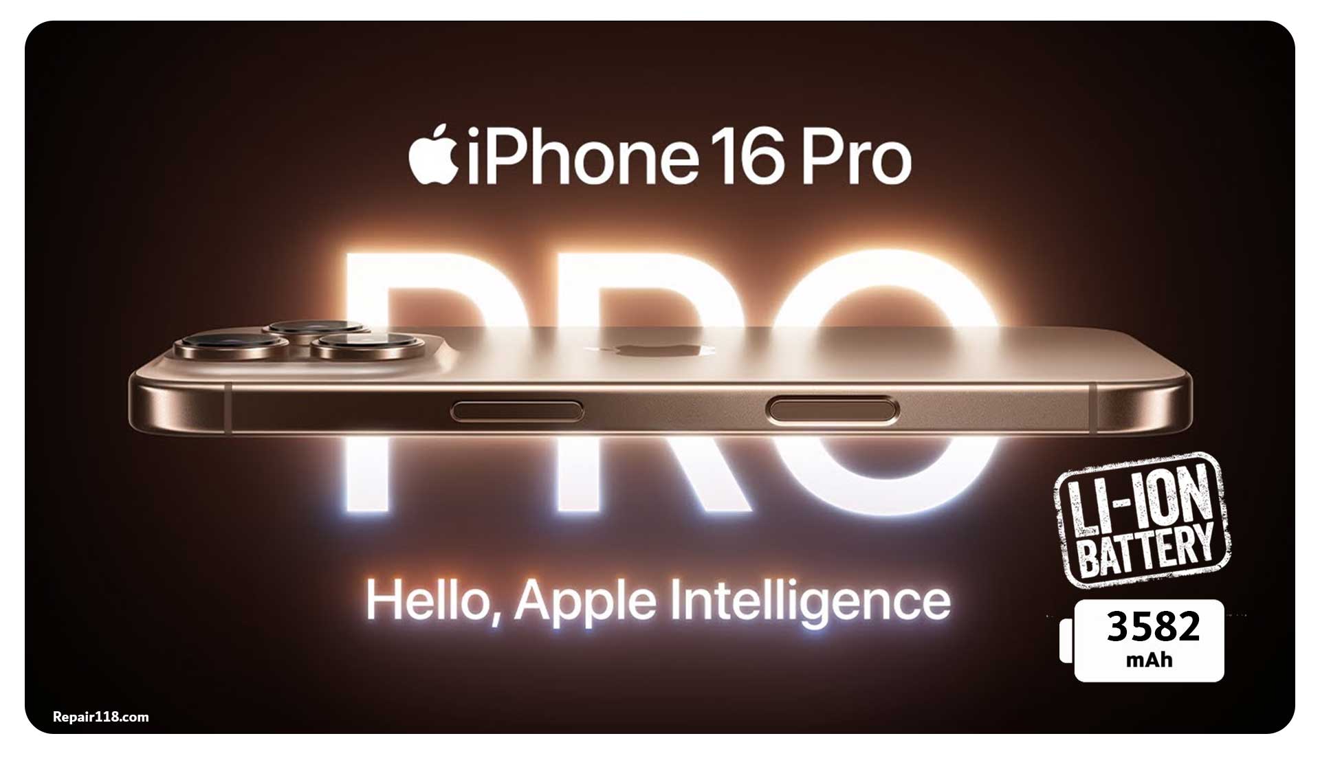 باتری گوشی آیفون Apple iPhone 16 Pro