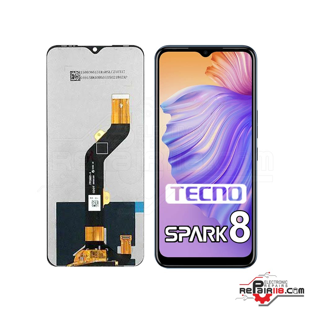 tecno-spark-8-touch-screen-replacment قیمت تاچ ال سی دی گوشی موبایل تکنو اسپارک Tecno Spark 8